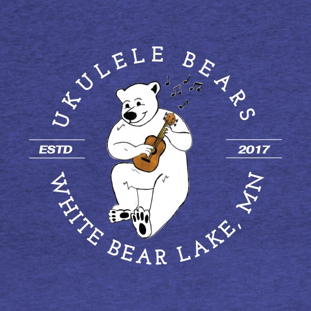 WBL Ukulele Bears (white text for dark colors) by GandalfLives